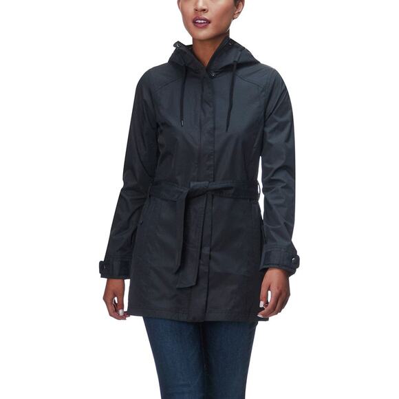 Columbia Pardon My Trench Rain Jacket Black Size M - Picture 1 of 5